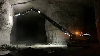 Volvo EC480E HR Scaling Underground [upl. by Isidro]