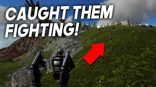 I CAUGHT THEM FIGHTING  Solo Official PvP Small Tribes  ARK Survival Evolved [upl. by Ailgna]