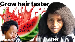 Watermelon For Extreme Hair Growth GARNIER Fructis Volumising Watermelon hair food Products [upl. by Denice]