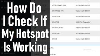 How to know if your DVMEGA HotSpot is working on Brandmeister [upl. by Notniuq]