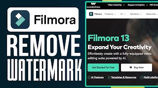 How To Remove Watermark From Filmora Best Method [upl. by Gnoz361]