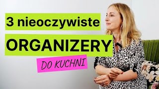 🫙🫘3 NIEOCZYWISTE ORGANIZERY DO KUCHNI których używam jako profesjonalna organizatorka domu🏡 [upl. by Galasyn]