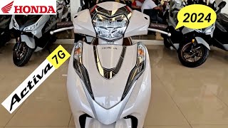 Honda Activa 7G 2024 Model Launched in india  PriceFeatures  Activa new 2024 Model [upl. by Nivrad]