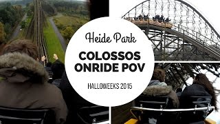 Heide Park  Colossos  Onride POV amp Offride Shots [upl. by Yeo]