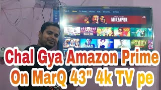 how to connect laptop with MarQ 4k TV  Hdmi Cable 20  MarQ 4k 43quot TV  Best 4k TV Real review [upl. by Ordnasela31]