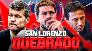 TINELLI Y LAMMENS DEJARON UN DESASTRE EN SAN LORENZO ¿Podrá Moretti solucionarlo [upl. by Yager242]