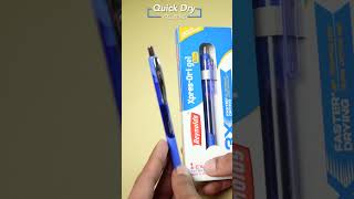 Quick Dry Gel Pen Reynolds Xpres Dry Vs Unomax Click Gel shorts SYShorts 83 [upl. by Amlet]