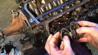 Installing pushrods and rocker arms [upl. by Gen673]