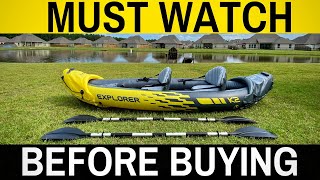 NEWEST Intex Explorer K2  Review How To Set Up  Portable Inflatable Kayak 2 Person [upl. by Stratton]