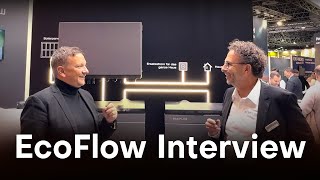 EcoFlow im Interview Neuer MegaHeimspeicher vorgestellt [upl. by Salot659]