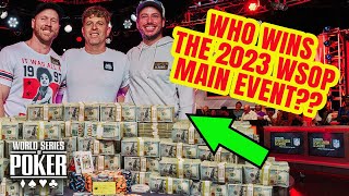 WSOP Main Event 2023 Final Table Extended Highlights 3 Players to Champion [upl. by Chung]