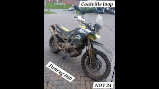 Coalville loop on Adventure bike Tuareg 660 [upl. by Quiteris513]