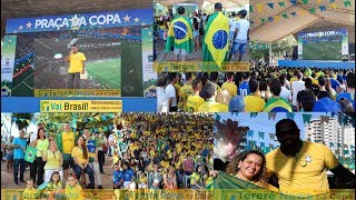 Tereré Na Copa Câmera da torcida jogo Brasil x Suíça  completo em HD [upl. by Enidan]