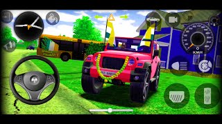 U74x4👿Mahindra Thar City💱 Driving gadi wala game  Car Game Android [upl. by Nofpets945]