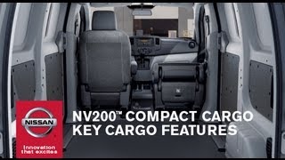 Nissan NV200™ Key Cargo Features [upl. by Anahsek]