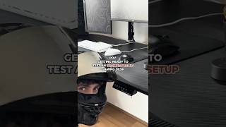 The ultimate test for a gaming desk gamingdesk pcsetup gamingspace ultimatesetup [upl. by Brawley]