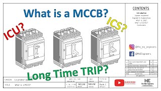 Episode 1  What is a MCCB Moulded Case Circuit Breaker LSIG ICS ICU Explained by a MampE Engineer [upl. by Conroy]