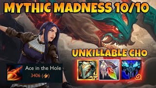 MYTHIC 10 Caitlyn CARRY Unkillable CHO TFT SET 11 [upl. by Wylen862]