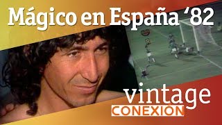 Mágico González en España 82  Conexión Vintage [upl. by Stolzer]