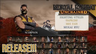 Mod Texture Mortal Kombat 1 Release  Mortal Kombat Unchained PPSSPP [upl. by Augustina]