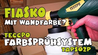 Im Einsatztest Teccpo Farbsprühsystem TAPS02P [upl. by Llemor]