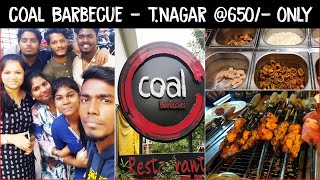 Unlimited Barbecue Food Buffet At Chennai Coal Barbecue  Chennai food  Taste time [upl. by Keung]