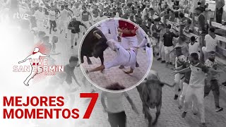 MEJORES MOMENTOS del SÉPTIMO ENCIERRO de San Fermín 2023  Toros de Victoriano del Río [upl. by Annaid579]