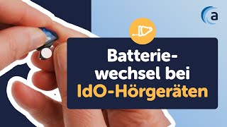 Batteriewechsel bei IndemOhr Hörgeräten [upl. by Tibbetts]