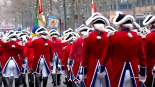 Mainz  Prost Neujahr  Umzug der Fastnachtsgarden am 1 Januar 2017 [upl. by Neelram310]