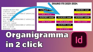 Adobe InDesign Creare un Organigramma in 2 click con gli stili [upl. by Repsag605]