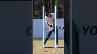 Rory McIlroys powerful driver swing Slow motion How to transfer your weight [upl. by Idur]