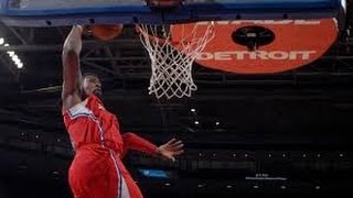 Most Dunks in a NBA Game History 2014 Clippers Vs Pistons HD [upl. by Ajnin572]