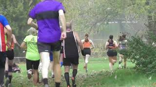 Under 17 and 20 Women plus W65 and M70 Masters Kent Cross Country League at Danson Park 9th November [upl. by Allerbag503]