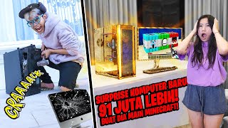 AKHIRNYA PRANK HANCURIN KOMPUTER KESAYANGAN PACAR TAPI KASI PC YG BARU SAMPAI SEMARAH INI [upl. by Ailegra914]