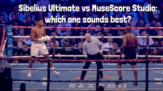 Sibelius Ultimate vs MuseScore Studio Part 1 Playback Which one sounds best [upl. by Nicoline]