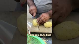 Pineapple cuts skills viralvideo viralshorts viralshort [upl. by Barri476]