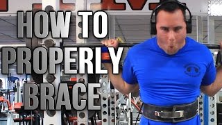 How To Brace Your Core  Proper Bracing Technique [upl. by Ot]