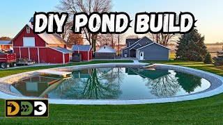 Full Backyard Pond Build Start To Finish [upl. by Liam]