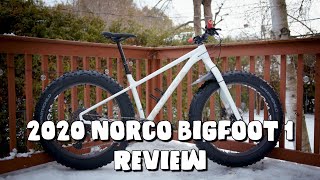 2020 Norco Bigfoot 1 Fat Bike Review [upl. by Landsman]