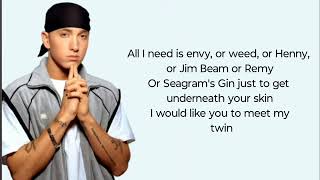 Eminem  Evil Lyrics [upl. by Irena]