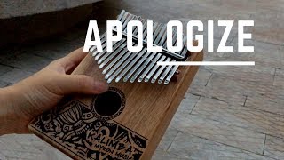 Apologize by Timbaland ft One Republic Kalimba Cover [upl. by Annoeik220]