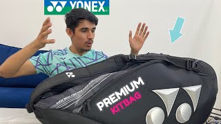 Yonex Premium Kitbag Unboxing and Review Best Kitbag Under ₹6000 [upl. by Amleht]