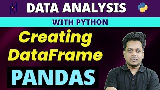 Creating DataFrame  Pandas  Data Analysis with Python [upl. by Atiuqiram]