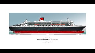 1400 Queen Mary 2 full build Episode 3  Art of the Queen Mary 2 with Stephen Payne QM2 designer [upl. by Ryhpez942]