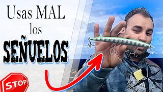 Como usar Señuelos de Pesca a Spinning EL TAMAÑO SÍ IMPORTA❗Aprende de la pesca con caña [upl. by Willock]