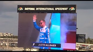 Driver Introductions 💫DAYTONA 💫Xfinity Series Wawa 250 💫82523 [upl. by Rogerg]