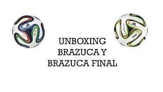 UNBOXING FIFA Brazuca y Brazuca Final Río [upl. by Nois]