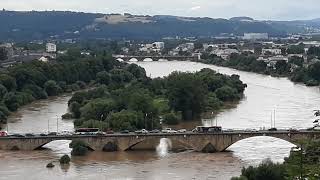 HochwasserMosel Trier 15 Juli 2021 [upl. by Ettenal443]