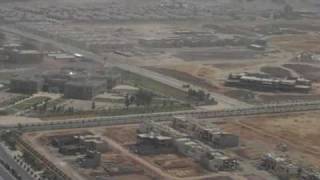 Flight Approach to Erbil Kurdistan Iraq [upl. by Tomchay]