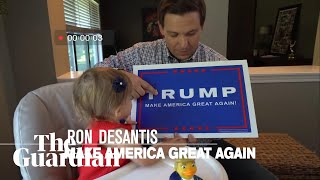 Ron DeSantis has released an ad indoctrinating his children into Trumpism [upl. by Craggy]